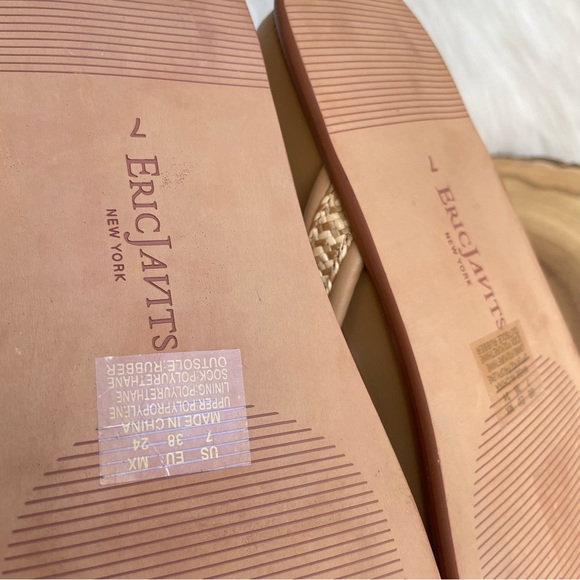 NEW Eric Javits Notti Peanut slide sandals - Picture 13 of 16